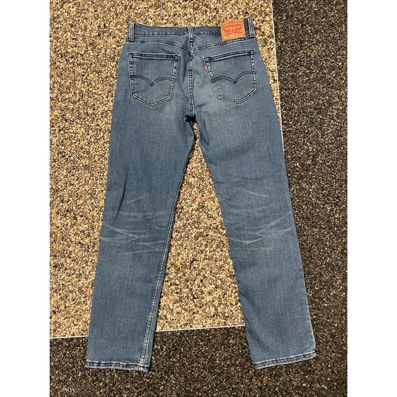 Levi's 514 Women's Denim 32W 34L Straight Leg Blue Jeans - Picture 2 of 6